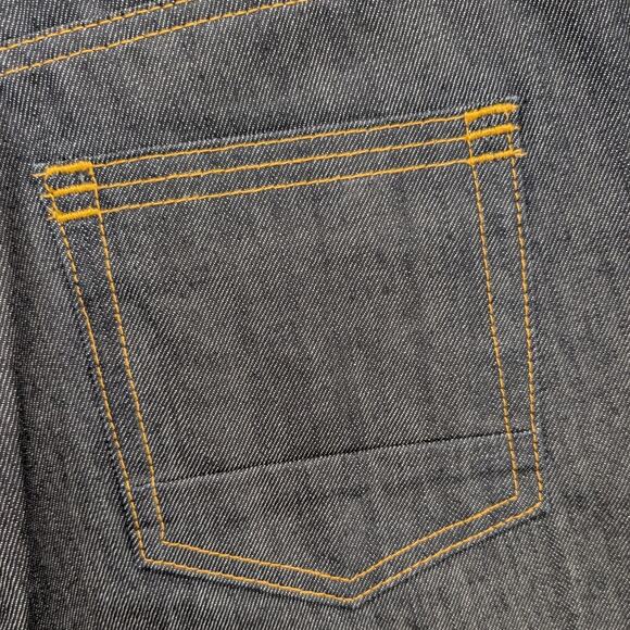 Burton Jeans Dark Stiff 100% Cotton Skinny Slim - Size 28 - Picture 7 of 13